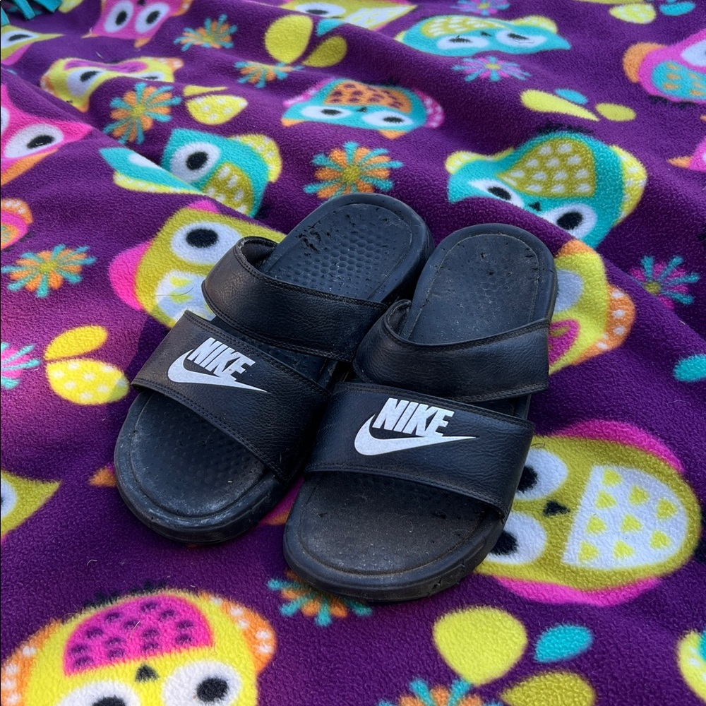 Nike Black Slide Sandals